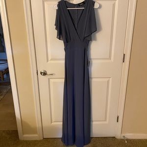 NWT Lulu’s Dearly Loved Flutter Sleeve dress